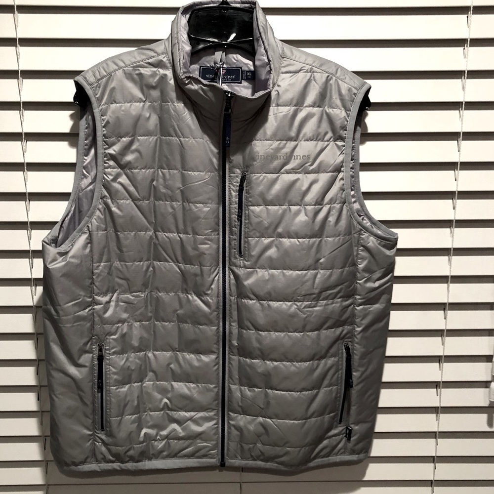VINEYARD VINES KIDS XL GREY (Barracuda) VEST